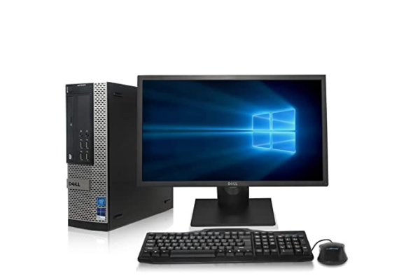 Dell 7020 Desktop Intel Core i5-4th Gen 8GB Memory 512GB SSD + 19" Monitor Keyboard & Mouse